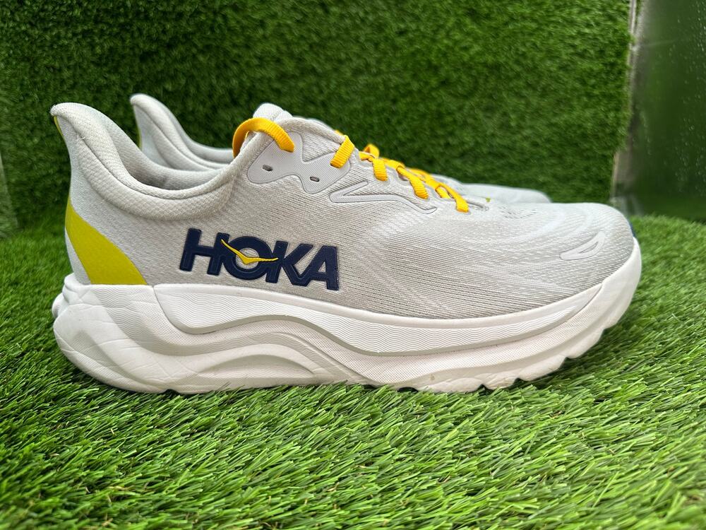 Hoka One One Arahi 8 1168690-SSTC Athletic Sneaker Men's 12D Gray Jacquard Gym